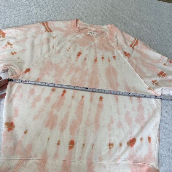 Lou & Grey LIGHTWEIGHT TIE DYE CREWNECK SWEATER. Size M - Picture 6 of 7